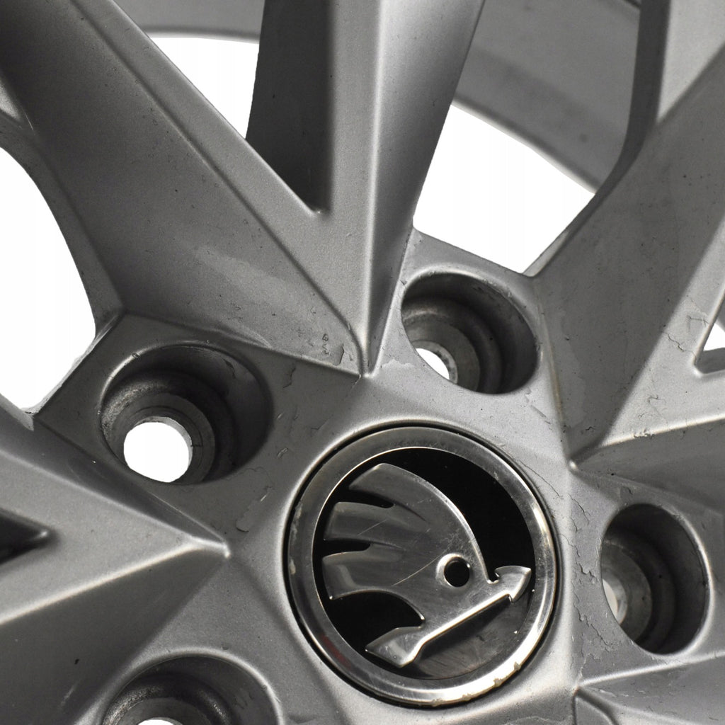 1x Alufelge 17 Zoll 7.0" 5x112 46ET Glanz Silber 5E3601025E Skoda Octavia Iv FEL3572013814gd