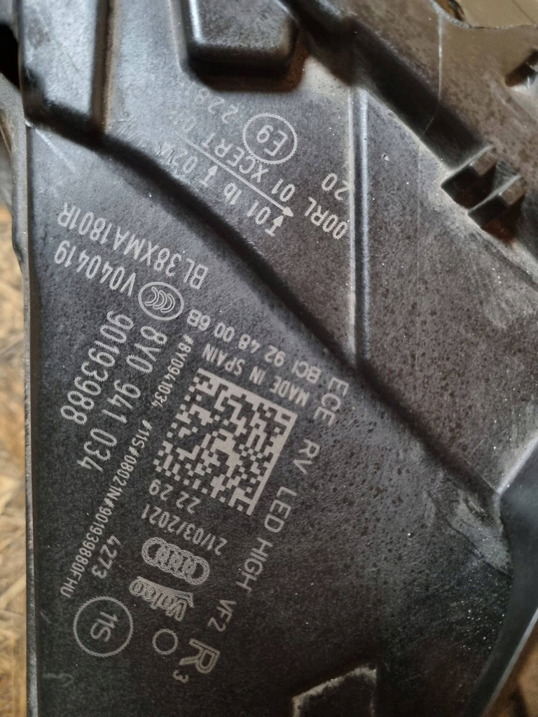 Frontscheinwerfer Audi A3 890087Z610B LED Rechts Scheinwerfer Headlight