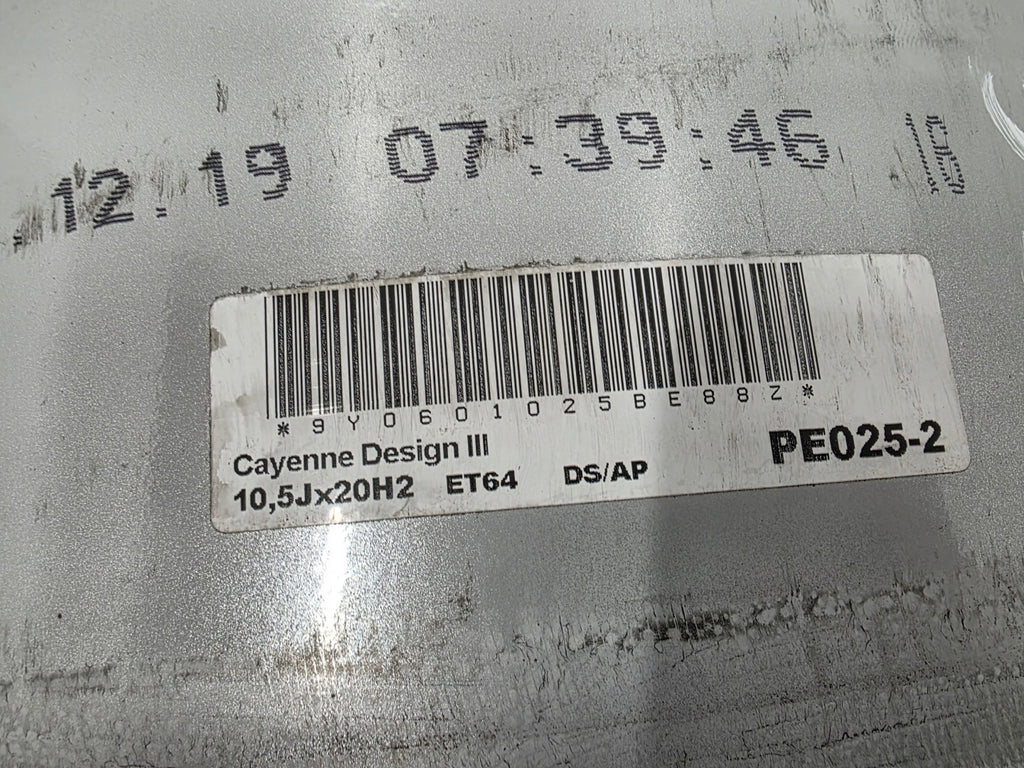 1x Alufelge 20 Zoll 10.5" 5x130 64ET 9Y0601025BE Porsche Cayenne Rim Wheel FEL9637025818nz