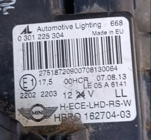 Frontscheinwerfer Mini R55 R56 162704-03 Rechts Scheinwerfer Headlight SCH8518743691sj