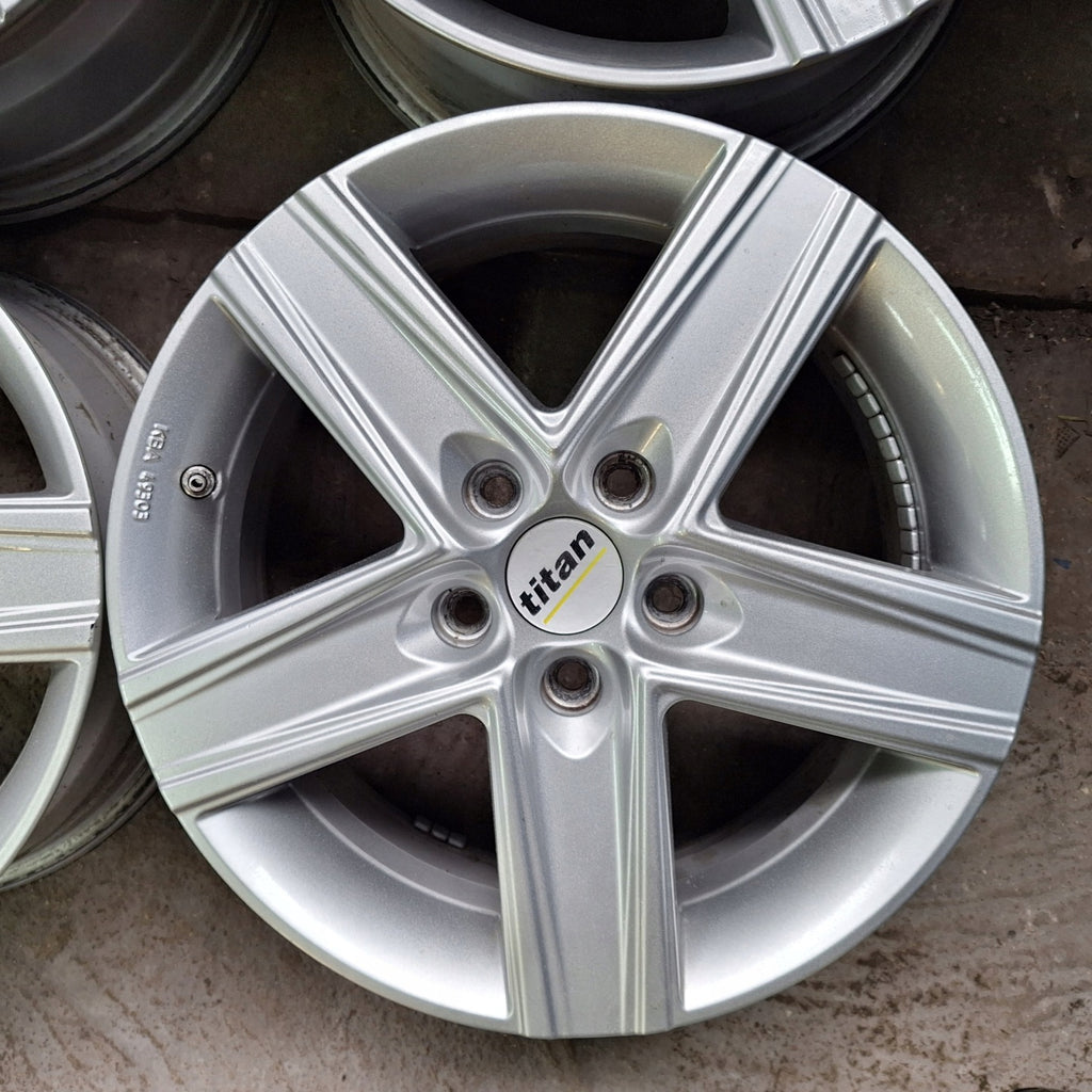 4x Alufelge 16 Zoll 7.0" 5x108 48ET Ford Fiesta Focus C-Max V50 Rim Wheel FEL6192577937ss