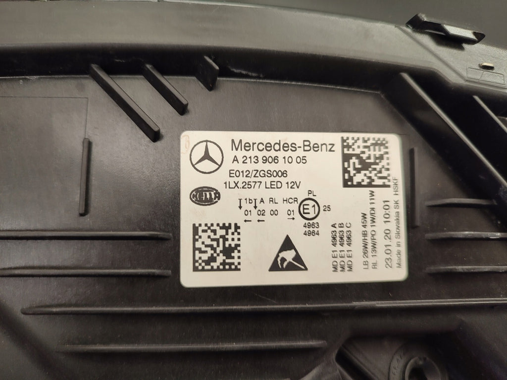 Frontscheinwerfer Mercedes-Benz W213 A2139061005 Full LED Rechts Headlight SCH7877137238qq