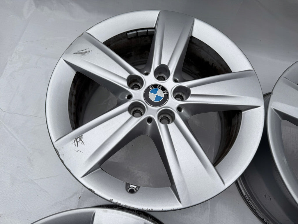 4x Alufelge 17 Zoll 7.5" 5x112 54ET Glanz Silber BMW6855087 BMW Rim Wheel FEL1764327056tv