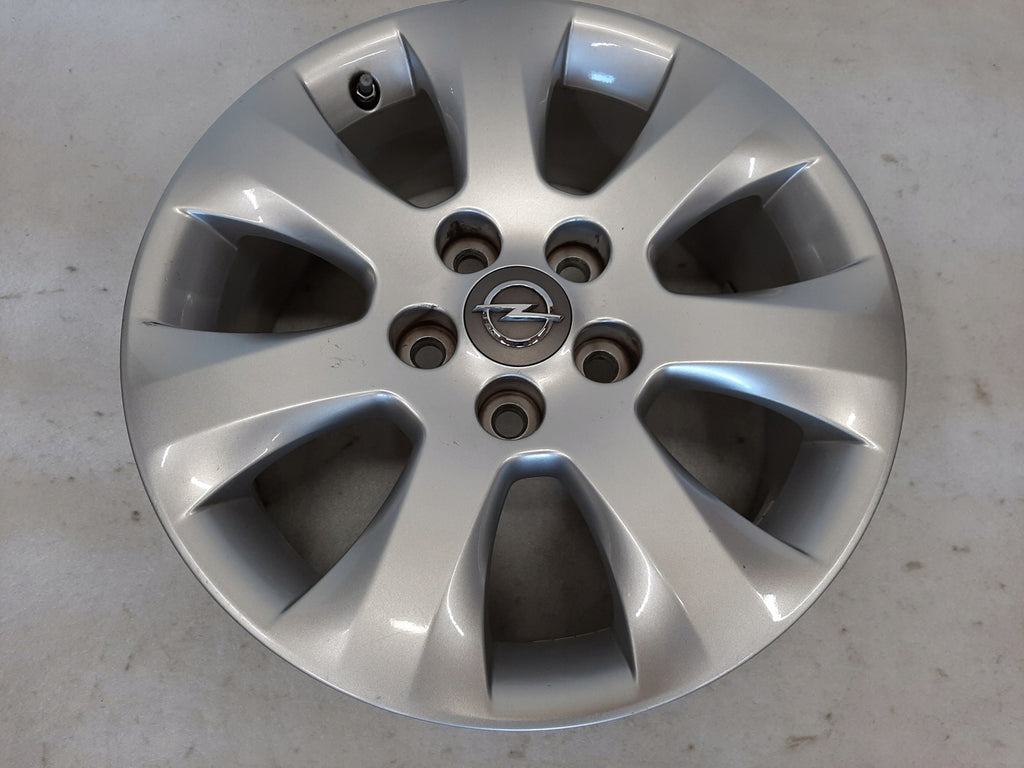 1x Alufelge 17 Zoll 7.0" 5x120 41ET Glanz Silber OP077 Opel Insignia A Rim Wheel