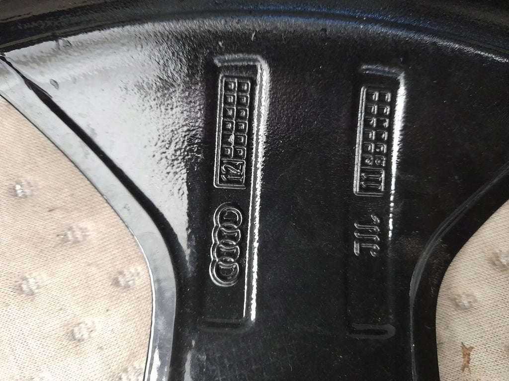 1x Alufelge 18 Zoll 7.5" 5x100 39ET Glanz Schwarz 8X0071498 Audi Rim Wheel FEL6411369292cg