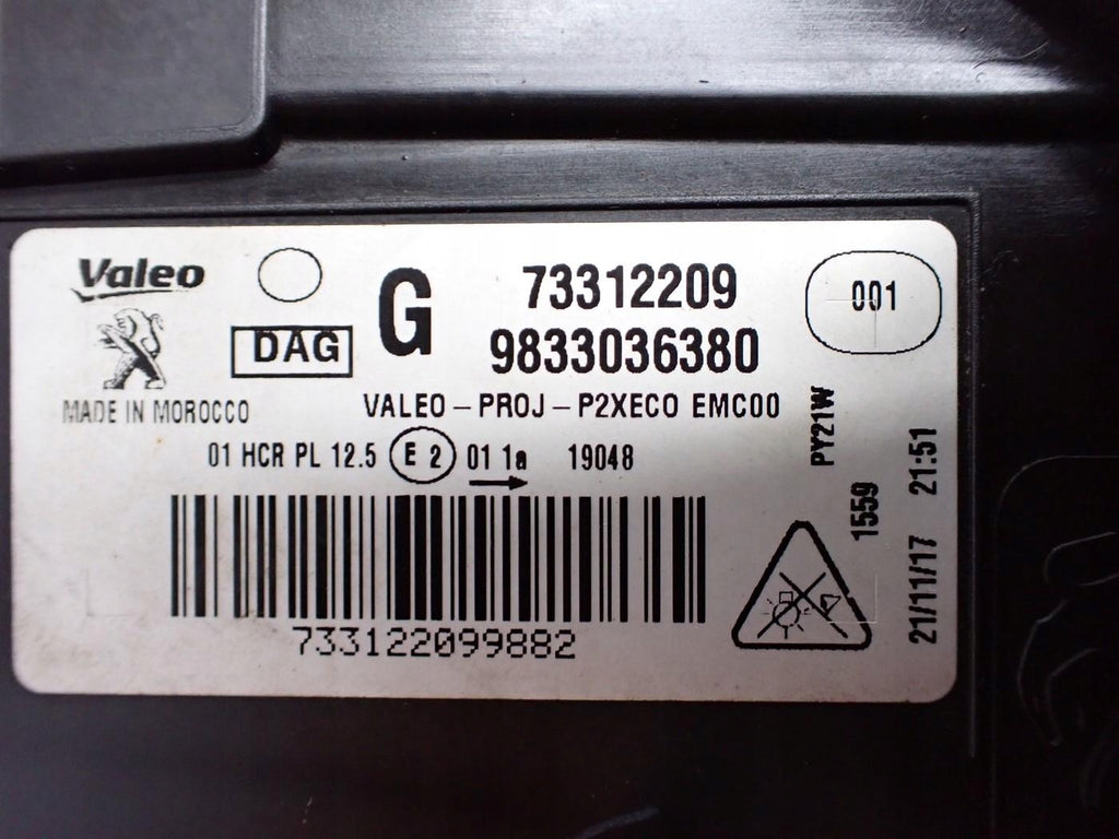 Frontscheinwerfer Peugeot 2008 II 9833036380 LED Links Scheinwerfer Headlight SCH8091980537no