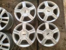 Laden Sie das Bild in den Galerie-Viewer, 4x Alufelge 16 Zoll 6.0" 4x108 52 5ET Glanz Silber XS4J1007 Ford Rim Wheel FEL5885220488ec