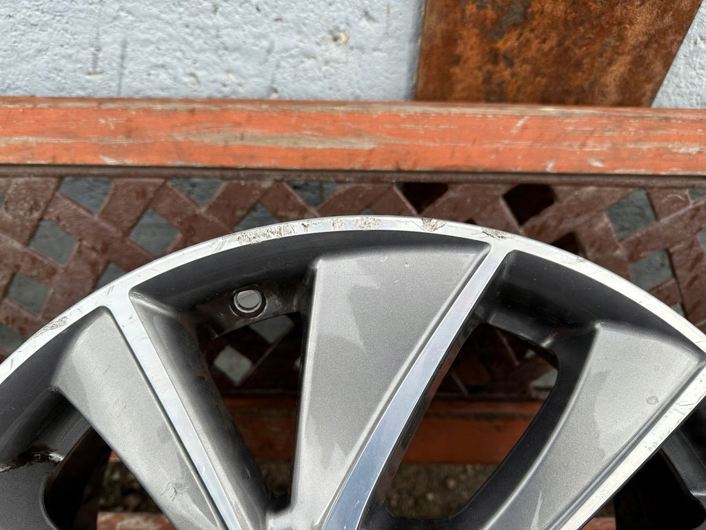 1x Alufelge 17 Zoll 7.0" 5x114.3 53ET Glanz Graphit 52910-G4350 Hyundai I30 Mg