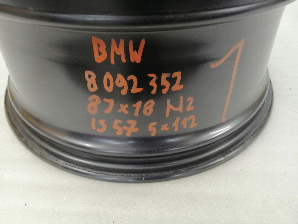 1x Alufelge 18 Zoll 8.0" 5x112 57ET 8092352 BMW Rim Wheel
