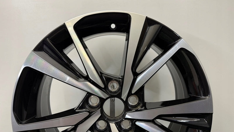 1x Alufelge 18 Zoll 7.0" 5x114.3 35ET Glanz Schwarz CMS1351-11 Toyota C-Hr FEL5013587991ut
