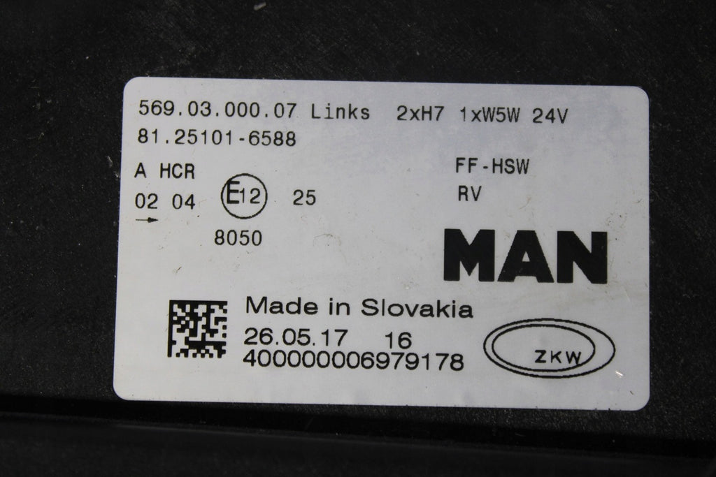 Frontscheinwerfer Man 8125101 6588 Links Scheinwerfer Headlight SCH8715694394ig
