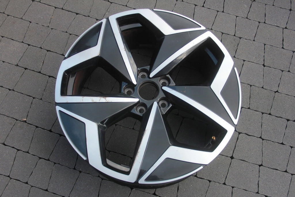 1x Alufelge 19 Zoll 7.5" 5x112 50ET Glanz Schwarz 10A601025H VW Rim Wheel FEL8727699334dw