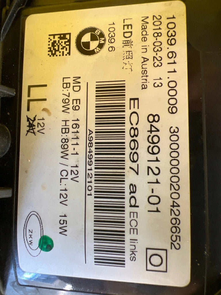 Frontscheinwerfer BMW 5 G31 G30 8499121-01 LED Links Scheinwerfer Headlight SCH8515859779ro