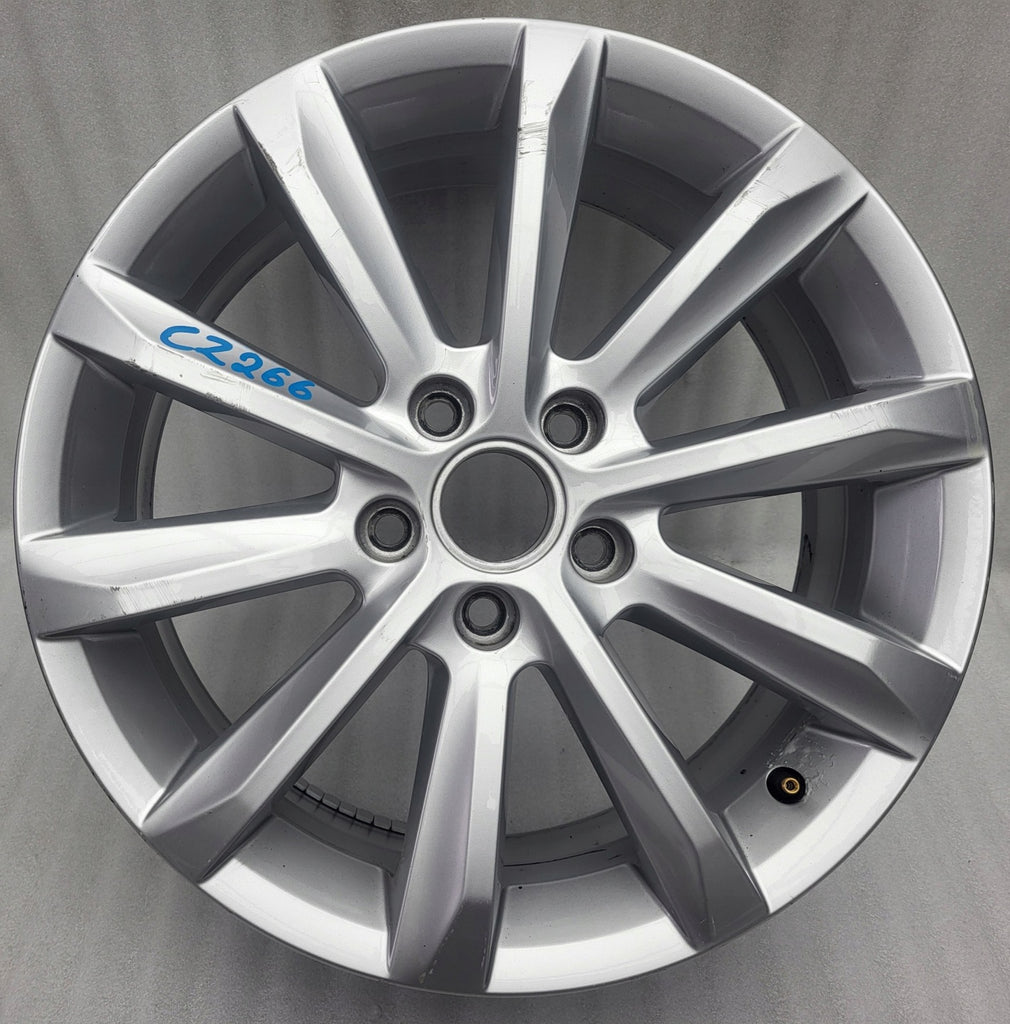 1x Alufelge 17 Zoll 6.5" 5x112 41ET Glanz Silber 3G0601025C VW Passat Rim Wheel FEL8038130042rf