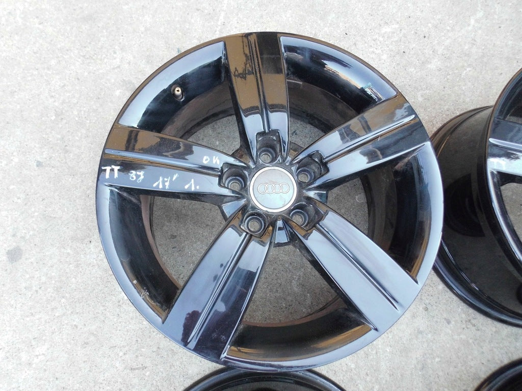 4x Alufelge 17 Zoll 8.0" 5x112 47ET Glanz 8J0601025C Audi A4 B7 Rim Wheel FEL4623063674cq