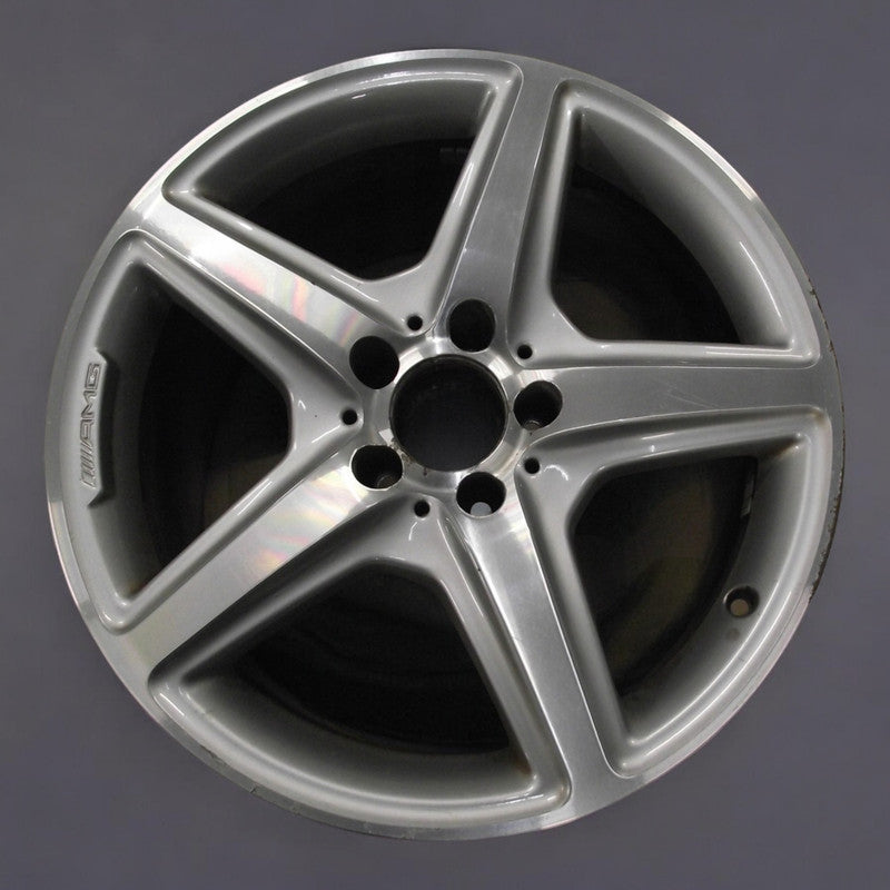 1x Alufelge 18 Zoll 9.5" 5x112 48ET Glanz Silber A2184011502 Mercedes-Benz Cls