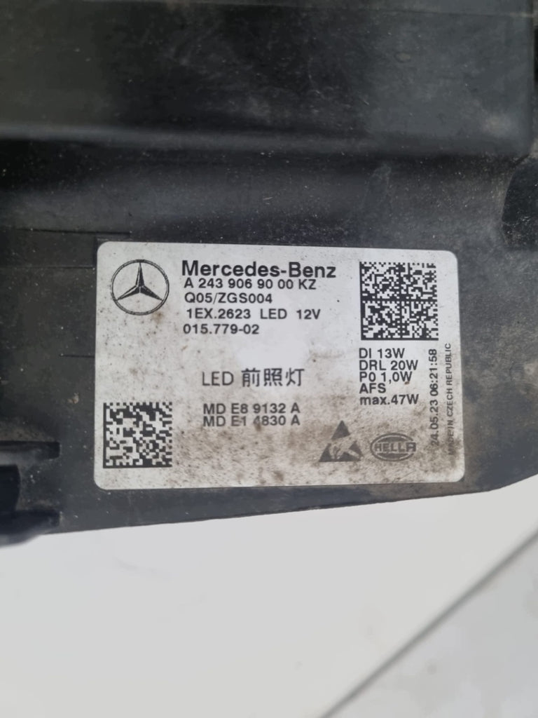 Frontscheinwerfer Mercedes-Benz Eqa Eqb A2439069000 LED Rechts Headlight SCH6918450175ic
