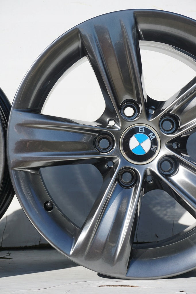 4x Alufelge 16 Zoll 7.5" 5x120 37ET Glanz Silber 6796237 BMW Rim Wheel FEL5674688010jf