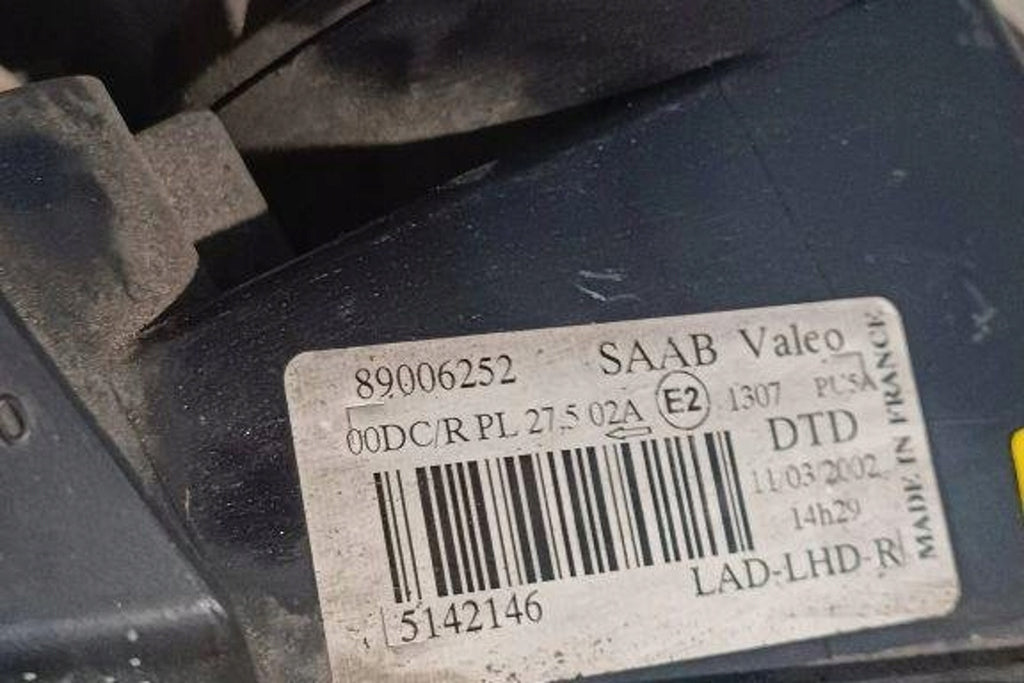 Frontscheinwerfer Saab 9-5 Estate 89006252 Rechts Scheinwerfer Headlight