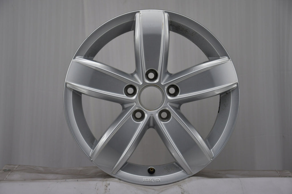 1x Alufelge 16 Zoll 6.0" 5x112 48ET Glanz Silber 5G0071496A VW Rim Wheel FEL3535777903ko