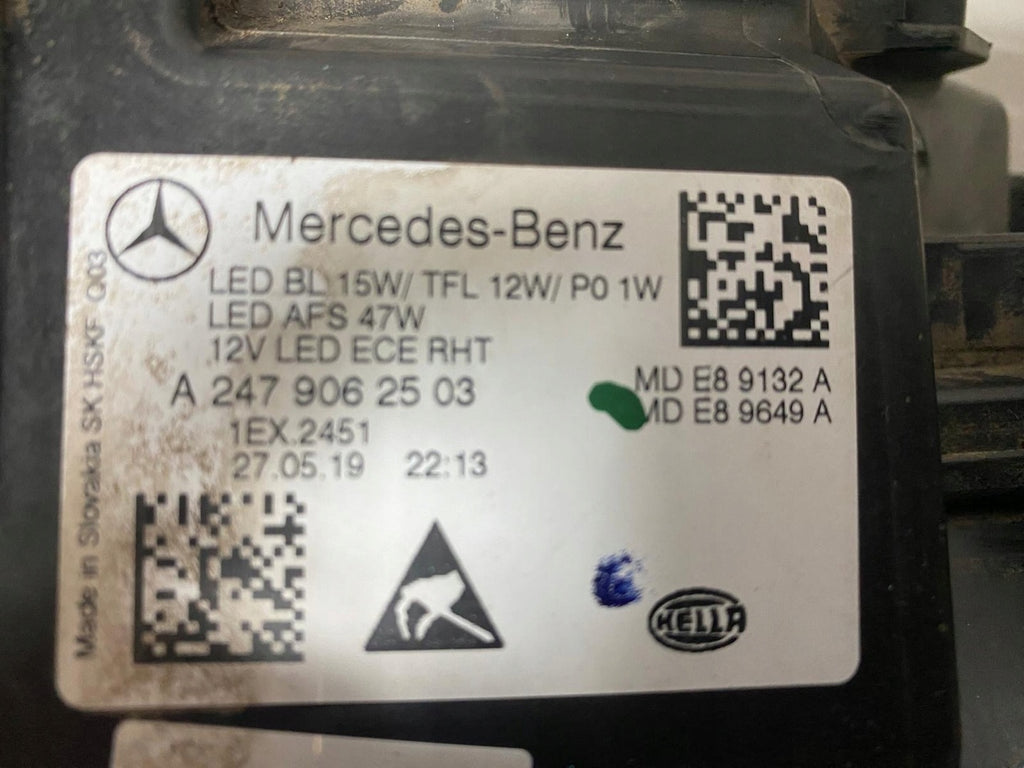 Frontscheinwerfer Mercedes-Benz W247 A2479062503 LED Links Headlight SCH4029137095hr