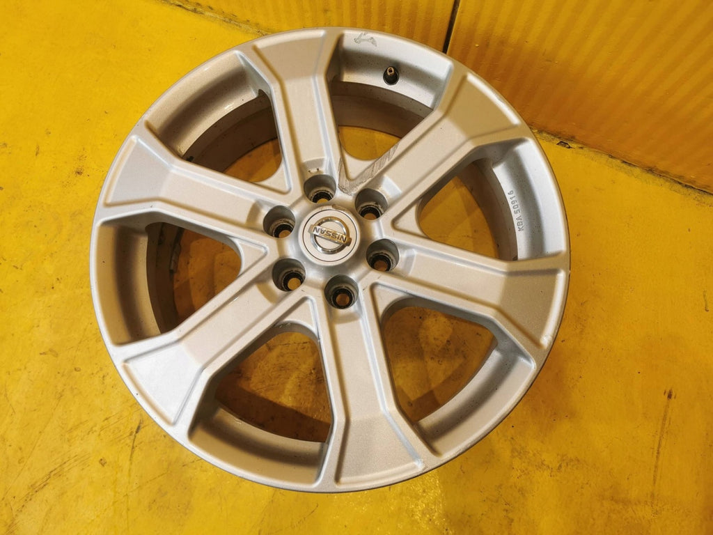1x Alufelge 18 Zoll 7.0" 6x114.3 Silber KBA50916 Nissan Np300 Navara D23 FEL5817733551wu