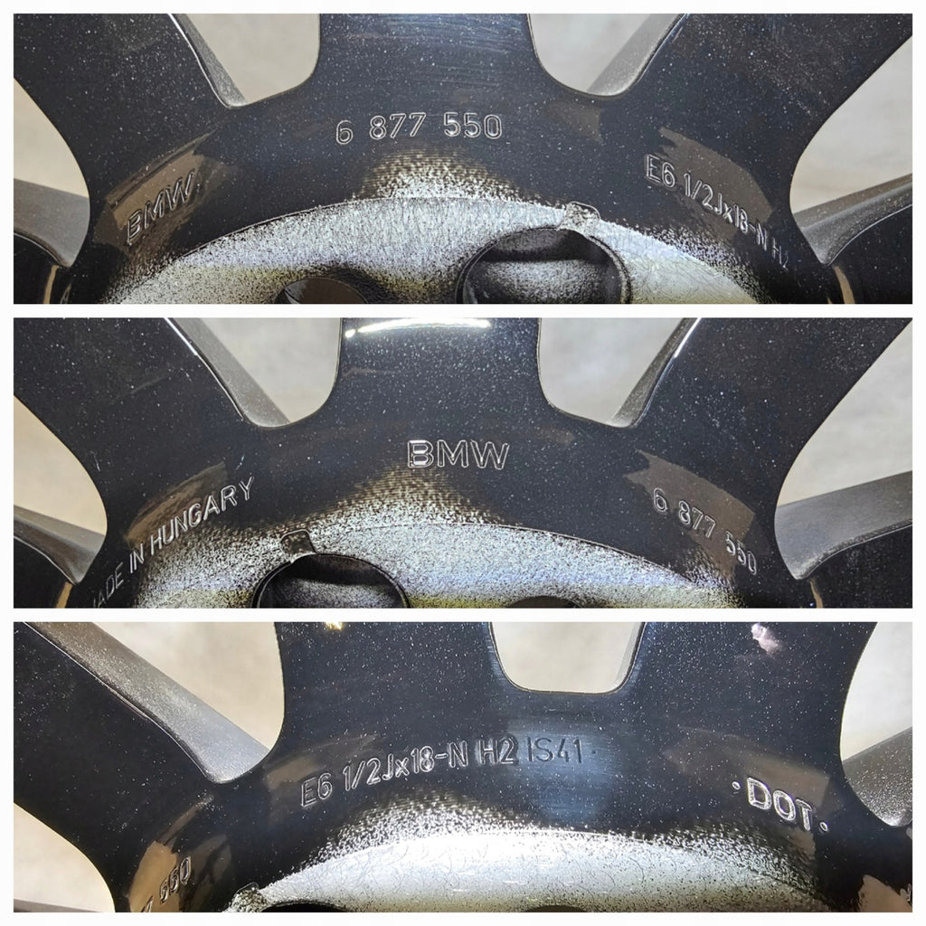 4x Alufelge 18 Zoll 6.5" 5x112 41ET Glanz Grau 6877550 BMW F45 F39 F48 F40 F46 FEL6157430808jx