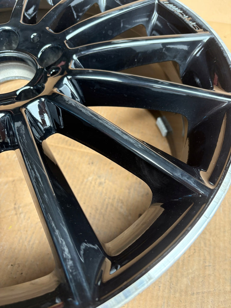 1x Alufelge 19 Zoll 7.5" 5x112 49ET Glanz Schwarz A1774011600 Mercedes-Benz Mg FEL9308514832bk