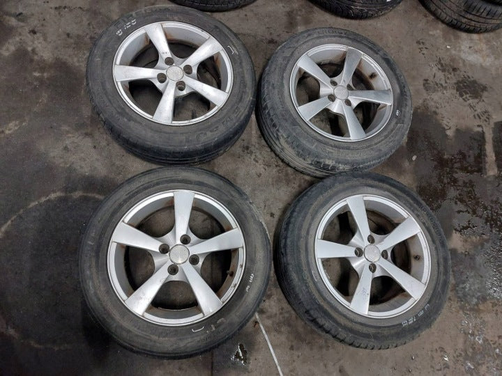 4x Alufelge 15 Zoll 6.5" 5x110 Opel Rim Wheel FEL8709230930hf