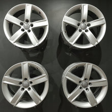 Laden Sie das Bild in den Galerie-Viewer, 4x Alufelge 17 Zoll 7.0" 5x112 46ET Silber 8K0071497 Audi A4 B8 Rim Wheel FEL1010022511ul