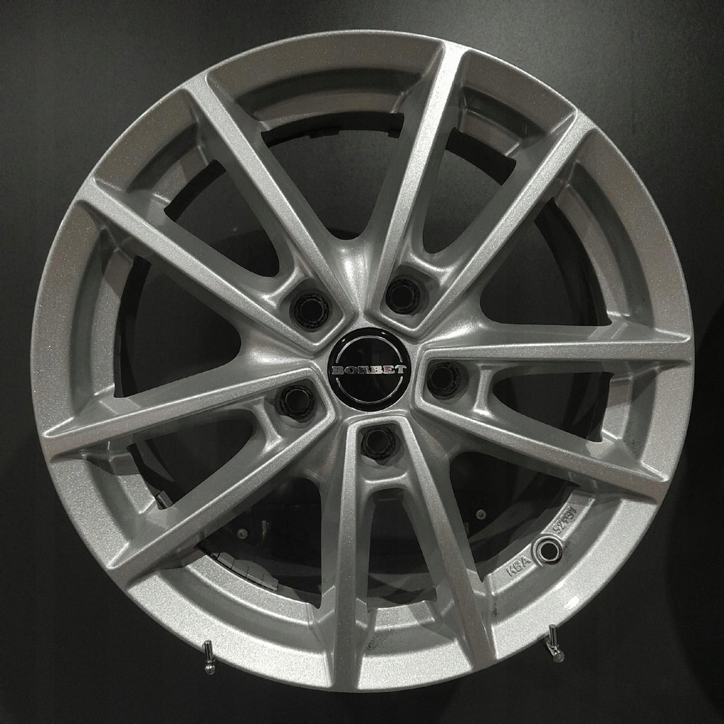 4x Alufelge 16 Zoll 6.5" 5x112 44ET Silber Mercedes-Benz W176 W177 Rim Wheel FEL4240335103cg