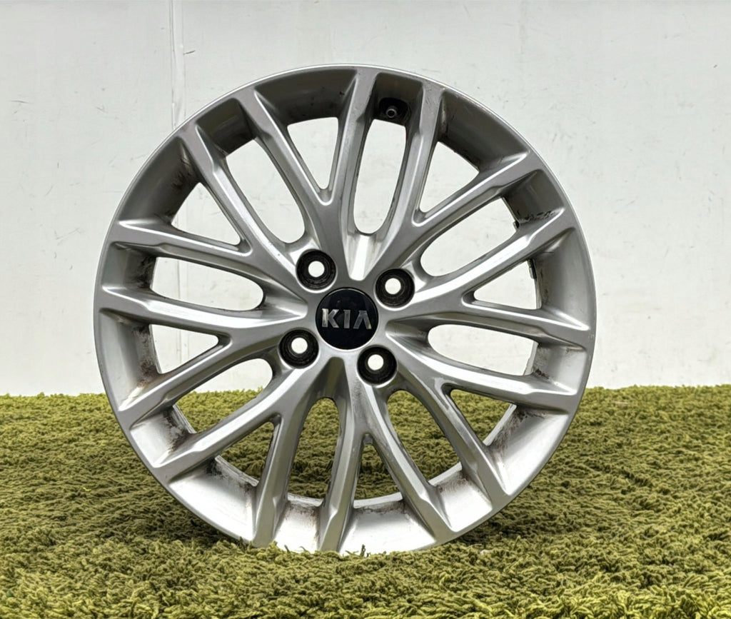 1x Alufelge 17 Zoll 6.0" 4x100 49ET Matt Silber 52910-H8200 Kia Rio Rim Wheel FEL9113530659in
