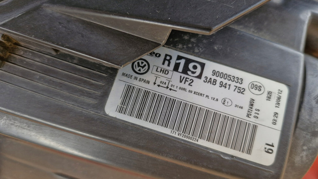 Frontscheinwerfer VW Passat B7 3AB941752 Xenon Rechts Scheinwerfer Headlight SCH5988563572dl