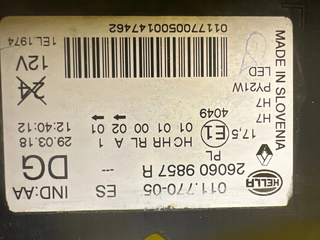 Frontscheinwerfer Renault Kadjar 260609857R 260609857 LED Links Headlight SCH7938692474qo
