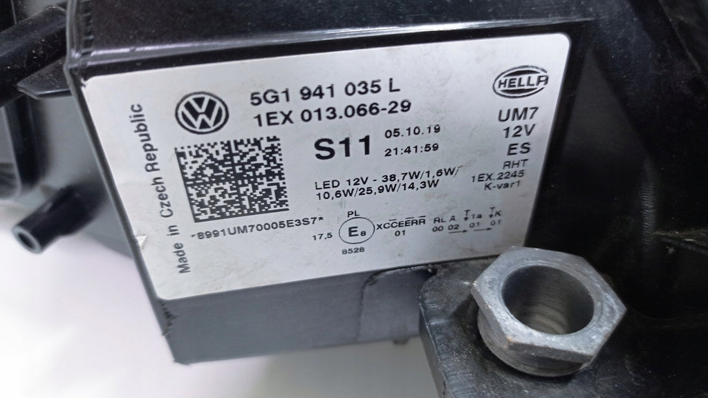 Frontscheinwerfer VW Golf VII 5G1941035L Full LED Links Scheinwerfer Headlight SCH7764482402qr