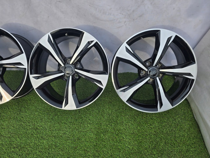 4x Alufelge 19 Zoll 7.0" 5x112 34ET Glanz Schwarz 80A601025K Audi Q5 Rim Wheel FEL8965011367sx