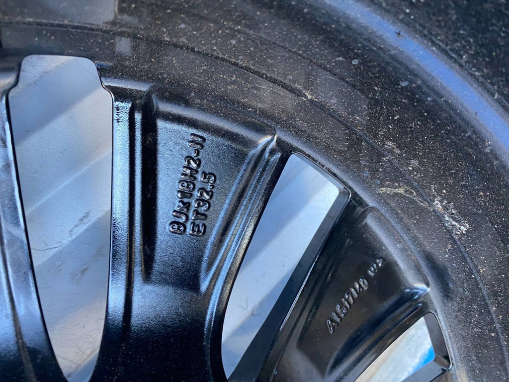 1x Alufelge 18 Zoll 8.0" 5x112 32ET Glanz Schwarz A2544015100 Mercedes-Benz Glc FEL4754868647vw