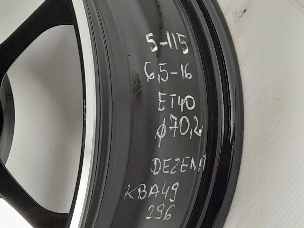 4x Alufelge 16 Zoll 6.5" 5x115 40ET KBA49296 Rim Wheel FEL6636762834lh