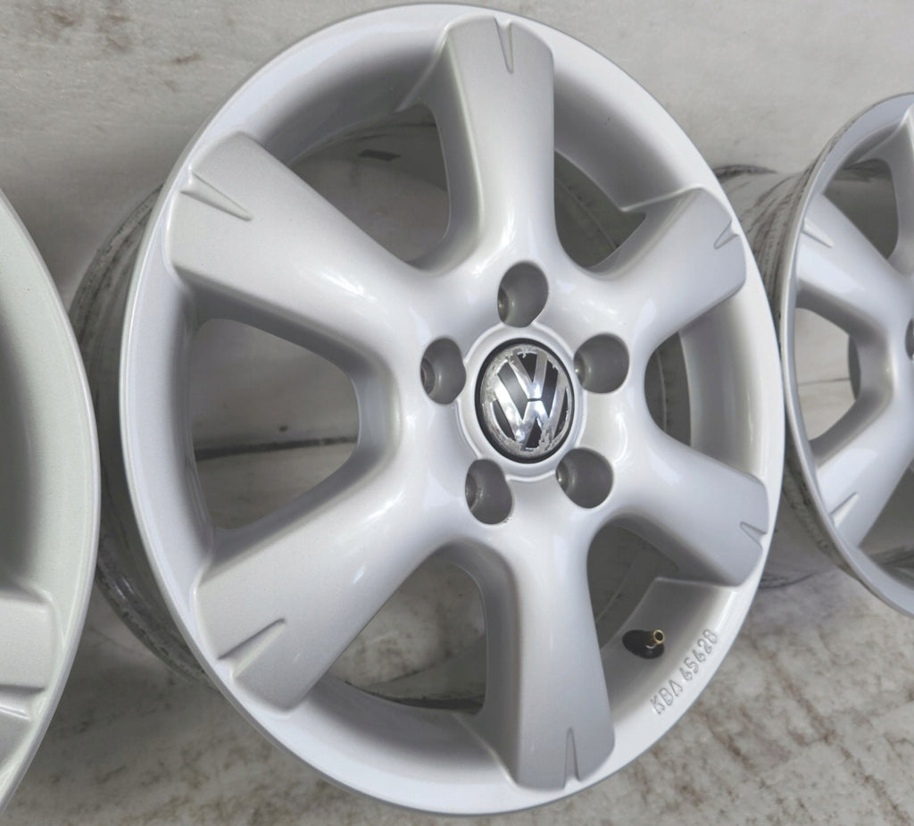 4x Alufelge 15 Zoll 6.5" 5x112 50ET 1K0601025S Audi A6 A4 Golf VIII I Rim Wheel FEL3325128970rt
