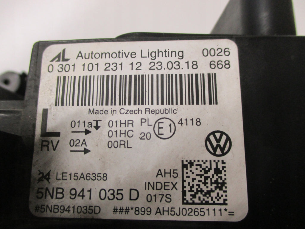 Frontscheinwerfer VW Tiguan 5NB941035D Full LED Links Scheinwerfer Headlight