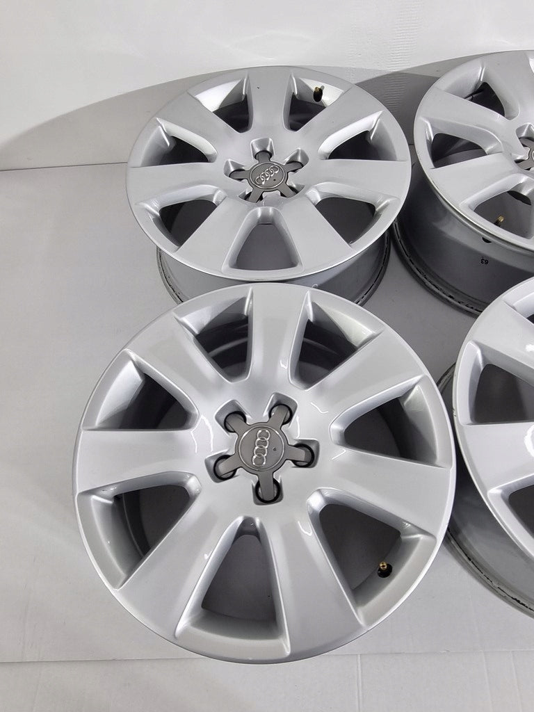 4x Alufelge 18 Zoll 7.5" 5x112 26ET Glanz Silber 4H0601025B Audi Rim Wheel FEL3613789769bi