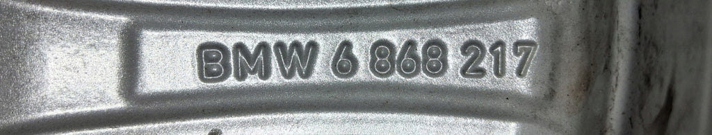 1x Alufelge 17 Zoll 7.5" 5x120 27ET Glanz Silber 6868217 BMW G30 Rim Wheel FEL8424963235wv