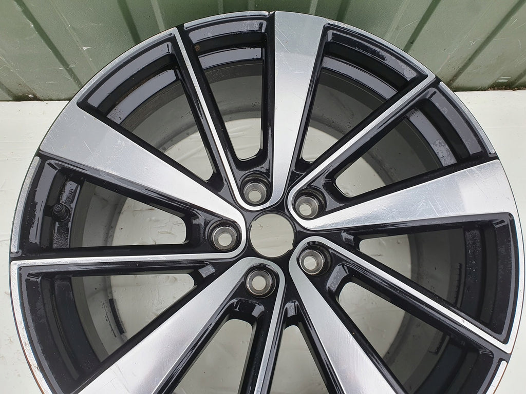 1x Alufelge 19 Zoll 9.0" 5x108 53ET Glanz Schwarz 32134523 Polestar 2 1