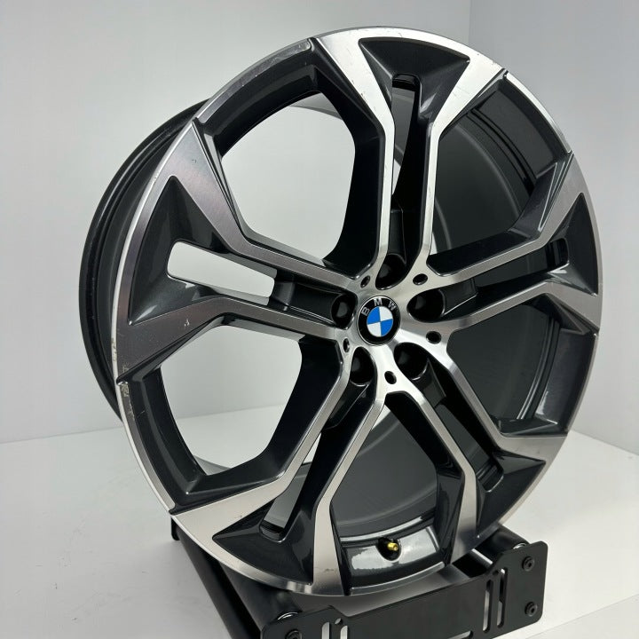 1x Alufelge 21 Zoll 10.5" 5x112 43ET Glanz Graphit 6885460 BMW G05 G06 Mg FEL2930447179xc