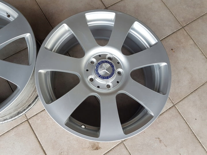 1x Alufelge 17 Zoll 7.5" 5x112 47 5ET A2044013502 Mercedes-Benz X204 Rim Wheel FEL1930305636fr