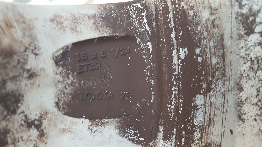 1x Alufelge 16 Zoll 6.5" 5x114.3 42611-0F120 Toyota Avensis Rim Wheel