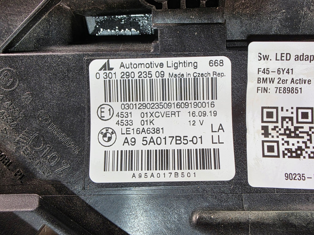 Frontscheinwerfer BMW 2 Tourer F45 Gran F46 5A017B5 5A017B6 LED Ein Satz SCH9144376029bx