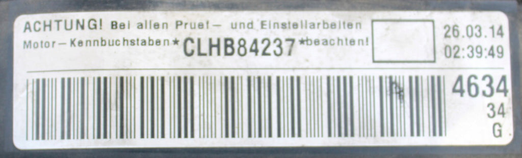 Motor Audi Seat Skoda VW CLH 1.6 TDI 194TKm 2014 Diesel Engine Komplett