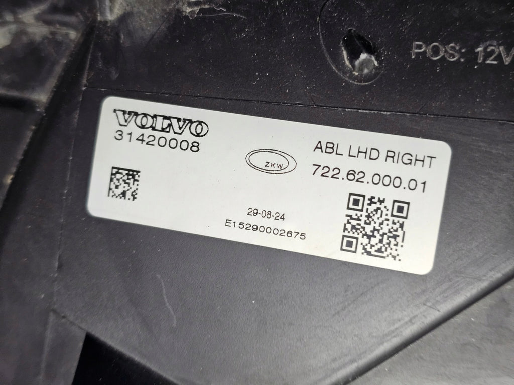 Frontscheinwerfer Volvo V40 31420008 Rechts Scheinwerfer Headlight SCH2620204177to
