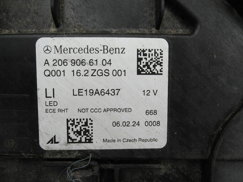 Frontscheinwerfer Mercedes-Benz A2069066104 Ein Stück (Rechts oder Links) SCH5504498154bu
